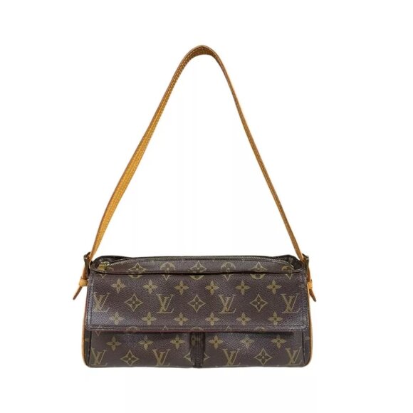 LOUIS VUITTON Shoulder Bag M51164 Monogram canvas Monogram Vivacite MM used - Picture 1 of 12